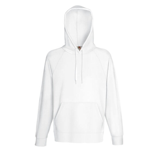 Толстовка без начеса LIGHTWEIGHT HOODED SWEAT 240, белый