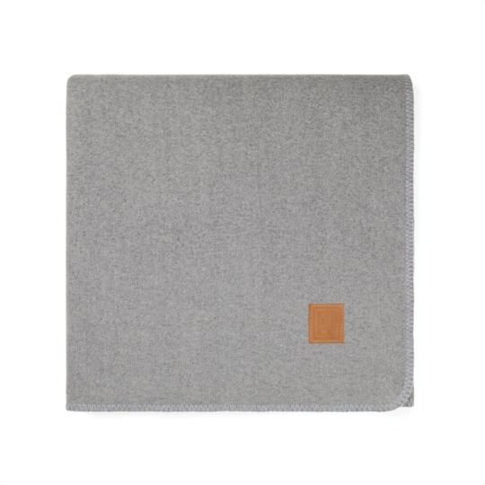 Плед VINGA Moulton из rPET GRS, 320 г/м², 130х170 см, серый