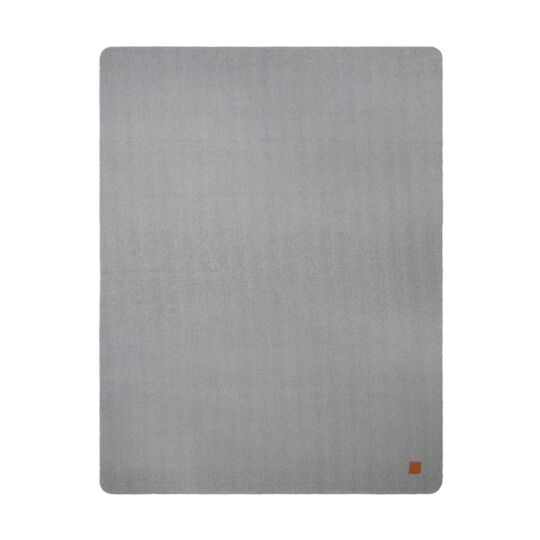 Плед VINGA Moulton из rPET GRS, 320 г/м², 130х170 см, серый